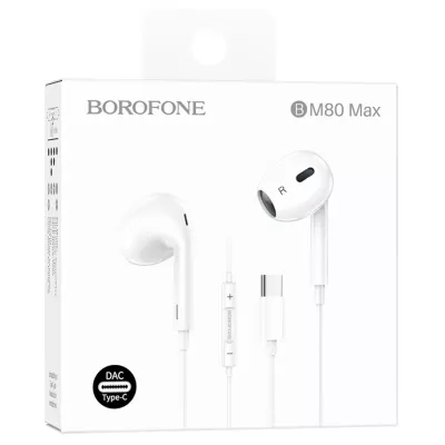 Наушники BM80 Max Type-C белый BOROFONE