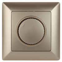 Светорегулятор поворотный, 600Вт 230В, 4-401-04 Intro СУ, Solo, шампань 10/100 ЦЕНА ▼ Светорегулятор поворотный, 600Вт 230В, 4-401-04 Intro СУ, Solo, шампань 10/100 ЦЕНА ▼