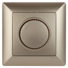 Светорегулятор поворотный, 600Вт 230В, 4-401-04 Intro СУ, Solo, шампань 10/100 ЦЕНА ▼ Светорегулятор поворотный, 600Вт 230В, 4-401-04 Intro СУ, Solo, шампань 10/100 ЦЕНА ▼