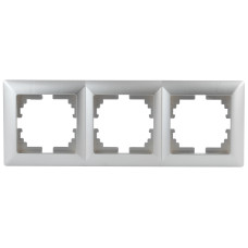 Рамка на 3 поста, 4-503-03 Intro СУ, Solo, алюминий 10/280