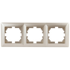 Рамка на 3 поста, 4-503-04 Intro СУ, Solo, шампань 10/280 ЦЕНА ▼