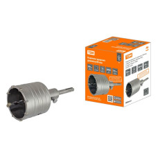 Коронка ударная по кирпичу и бетону, победит, SDS-Plus, d 80 мм, М22, в сборе, "Гранит" TDM 1/12