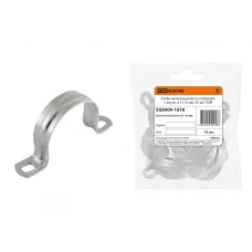 Скоба металлическая 2-х лапковая с внутр. d 31-32 мм (10 шт) TDM /крат.10шт