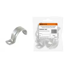 Скоба металлическая однолапковая с внутр. d 25-26 мм (10 шт) TDM /крат.10шт Скоба металлическая однолапковая с внутр. d 25-26 мм (10 шт) TDM /крат.10шт