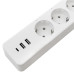 Умный удлинитель 1,8м, 4 гн с/з+USB*3+Type-C EKF Connect PRO Wi-Fi