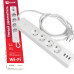 Умный удлинитель 1,8м, 4 гн с/з+USB*4 EKF Connect Wi-Fi