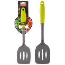 Novita Лопатка с отверстиями из нейлона с цветной ручкой из TPR 1/24 Novita Лопатка с отверстиями из нейлона с цветной ручкой из TPR 1/24