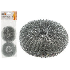 Набор губок металлических SM-03/2, Сетка, 2 шт в наборе 2/24