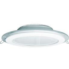 Светильник встраиваемый LEEK GLRL WH 6W D100 4K, окантовка стеклом /50
