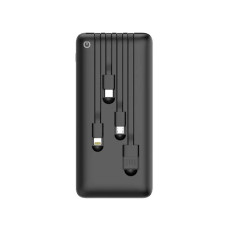 Внеш аккум Powerbank Perfeo 10000mAh In Micro,USB-A / Out USB-A, Type-C, Micro, Lightning, 2.1А, чер