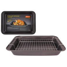 Форма для запекания R-055 с решеткой, размер: 37,5*25,5*5 см 1/12