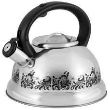 Чайник из нерж. стали MAL-0417A с рисунком, меняющ цвет (3,0 литра, со свистком, капсульн дно) 1/6