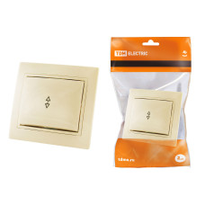 Выключатель TDM 1 кл., на 2 направления 10А, сл. кость "Таймыр" 10/100 ЦЕНА ▼