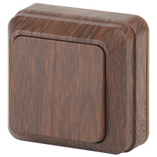 Выключатель, 10А-250В, IP20, 2-101-10  Intro ОУ, Quadro, венге