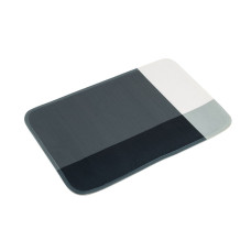 Коврик для ванной с принтом "Cubes", 40*60 см, цвет - серо-черный