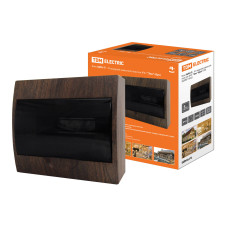 Бокс TDM ЩРН-П IP41, 10 модулей, навесной пластик "Эко" (бук) 1/20