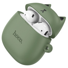 hoco BT наушники внутриканальные с микрофоном EW45 в корпусе "зеленый кот" 1/20/200