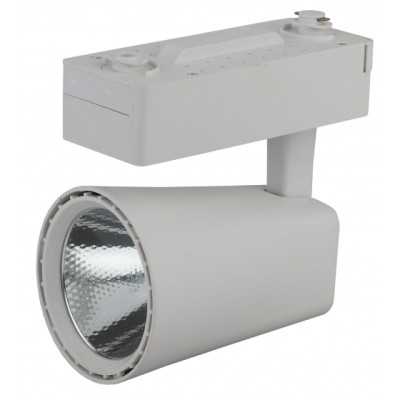 Трековый светильник ЭРА TR4 - 30 WH 30Вт COB, белый 20/160 ЦЕНА▼