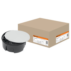 Монтажная коробка TDM У195 СП D75х30мм, крышка /мин.пар.10шт