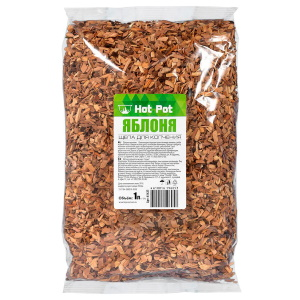 Щепа для копчения "Яблоня", 1л Hot pot 3/25
