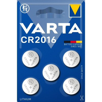 Батарейка VARTA CR2016 BL5 К