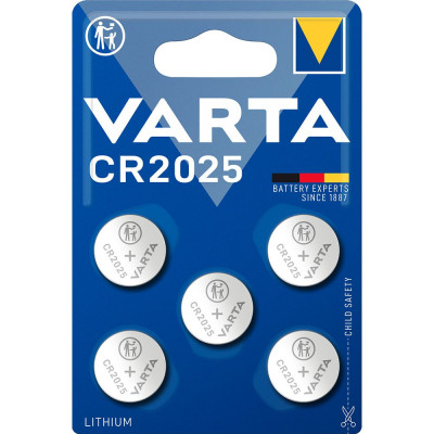 Батарейка VARTA CR2025 BL5 К