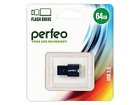 Perfeo USB флэш-диск 64GB M01 Black 10/100