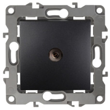 Розетка TV одиночная, Эра12, 12-3101-05 ЭРА антрацит 10/100 ЦЕНА ▼ Розетка TV одиночная, Эра12, 12-3101-05 ЭРА антрацит 10/100 ЦЕНА ▼