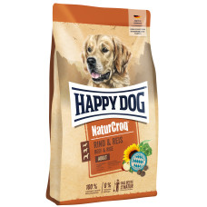 Сухой корм для собак Happy Dog NaturCroq для собак всех пород, стандартный. Говядина и рис /4кг Сухой корм для собак Happy Dog NaturCroq для собак всех пород, стандартный. Говядина и рис /4кг