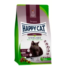 Сухой корм для кошек Happy Cat Sterilised Weide-Lamm для стерилизованных питомцев. Ягненок /4кг Сухой корм для кошек Happy Cat Sterilised Weide-Lamm для стерилизованных питомцев. Ягненок /4кг