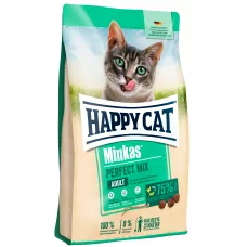 Сухой корм для кошек Happy Cat Minkas Perfect Mix Adult корм для всех взрослых кошек /10кг