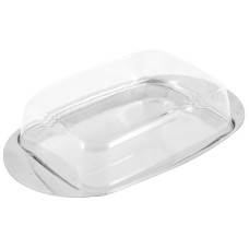 Масленка из нерж стали с пластик крышкой серия OLIATORE, р-р 18*11*4 см Mallony 1/6