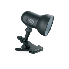 Настольный светильник Camelion Н-035 C02 220V 60W Е27, прищепка метал., черный 12/480