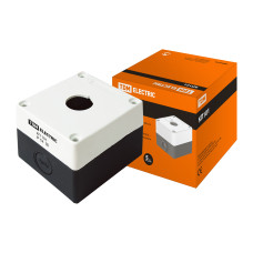 Корпус TDM КП101, для кнопок 1 место, белый 1/100