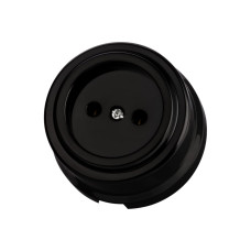 Розетка 2П 10А 250В черная «Виви» TDM 6/36 ЦЕНА▼