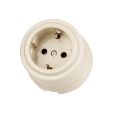 Розетка 2П+З 16А 250В сл. кость «Виви» TDM 6/36 Розетка 2П+З 16А 250В сл. кость «Виви» TDM 6/36