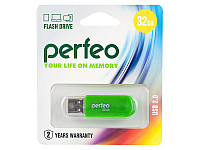 Perfeo USB флэш-диск 32GB C03 Green 10/100