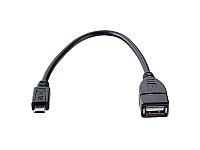 PERFEO Кабель USB2.0 A розетка - Micro USB вилка (OTG), длина 0,2 м. (U4202)/100