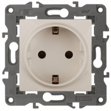 Розетка 2P+E Schuko, 16A-250В, IP20, Эра Elegance, 14-2101-02 ЭРА сл.кость 2/10/100 ЦЕНА ▼