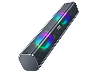 hoco Bluetooth-колонка BS49, MP3, microSD, мощность 5 Вт*2, 1800 mAh, металлический серый