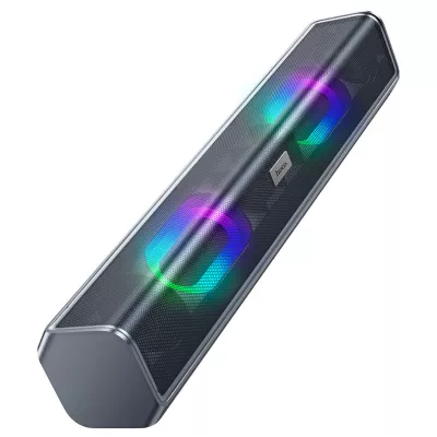hoco Bluetooth-колонка BS49, MP3, microSD, мощность 5 Вт*2, 1800 mAh, металлический серый 1/30 hoco Bluetooth-колонка BS49, MP3, microSD, мощность 5 Вт*2, 1800 mAh, металлический серый 1/30