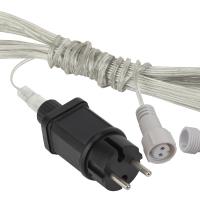 Трансформатор для подключения низковольтных гирлянд ЭРА Гирлянды ENIT-3 220V-24V, IP44, 3м ЦЕНА▼