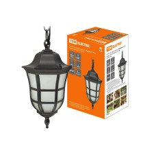 Садово-парковый светильник TDM "Меридиан" 100Вт Е27, подвес, матовое/черный 1/6