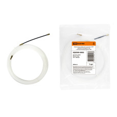 Нейлоновая кабельная протяжка НКП диаметр 3мм длина 15м с наконечниками (белая) TDM 10/50 Нейлоновая кабельная протяжка НКП диаметр 3мм длина 15м с наконечниками (белая) TDM 10/50