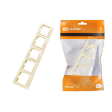 Рамка TDM 5 постовая, горизонтальная, сл. кость "Таймыр" 10/100 ЦЕНА ▼