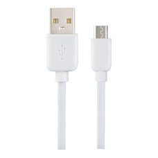 Кабель USB A вилка - Micro USB вилка, 2.4A, белый, длина 1 м., Micro ONE (U4007) PERFEO /90 Кабель USB A вилка - Micro USB вилка, 2.4A, белый, длина 1 м., Micro ONE (U4007) PERFEO /90