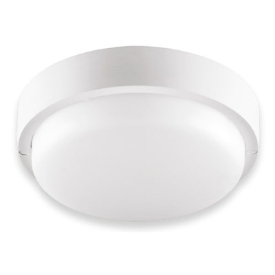 Светильник ЖКХ c микр. датчиком WOLTA LCL04-12W-R21-6K-SM 12Вт 6500K IP65 1200Лм 155*65мм, круг 1/20