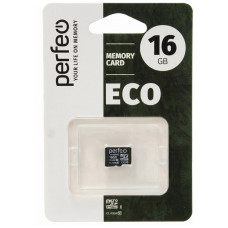 Карта памяти micro SDHC PERFEO 16GB (Class 10) (w/o Adapter) ECONOMY series 10/100 Карта памяти micro SDHC PERFEO 16GB (Class 10) (w/o Adapter) ECONOMY series 10/100