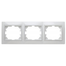 Рамка на 3 поста гор., 1-503-01 Intro СУ, Plano, белый 14/280 Рамка на 3 поста гор., 1-503-01 Intro СУ, Plano, белый 14/280