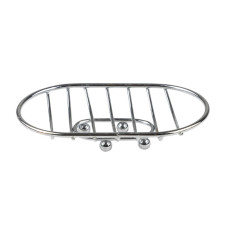 Мыльница на ножках овальная CHR-481 (хром. металл) /3